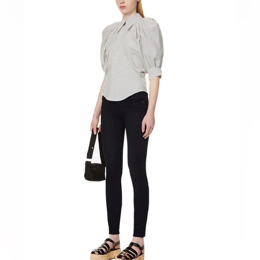 PAIGE "VERDUGO ULTRA SKINNY" Mid-Rise Jeans In "MARLAIS"